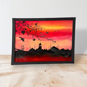Istanbul Abstract Oil Painting