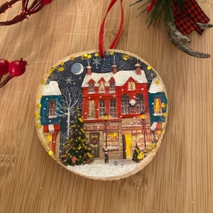 Ornament Gift, Painted Ornaments, Wood Ornaments, Custom Christmas