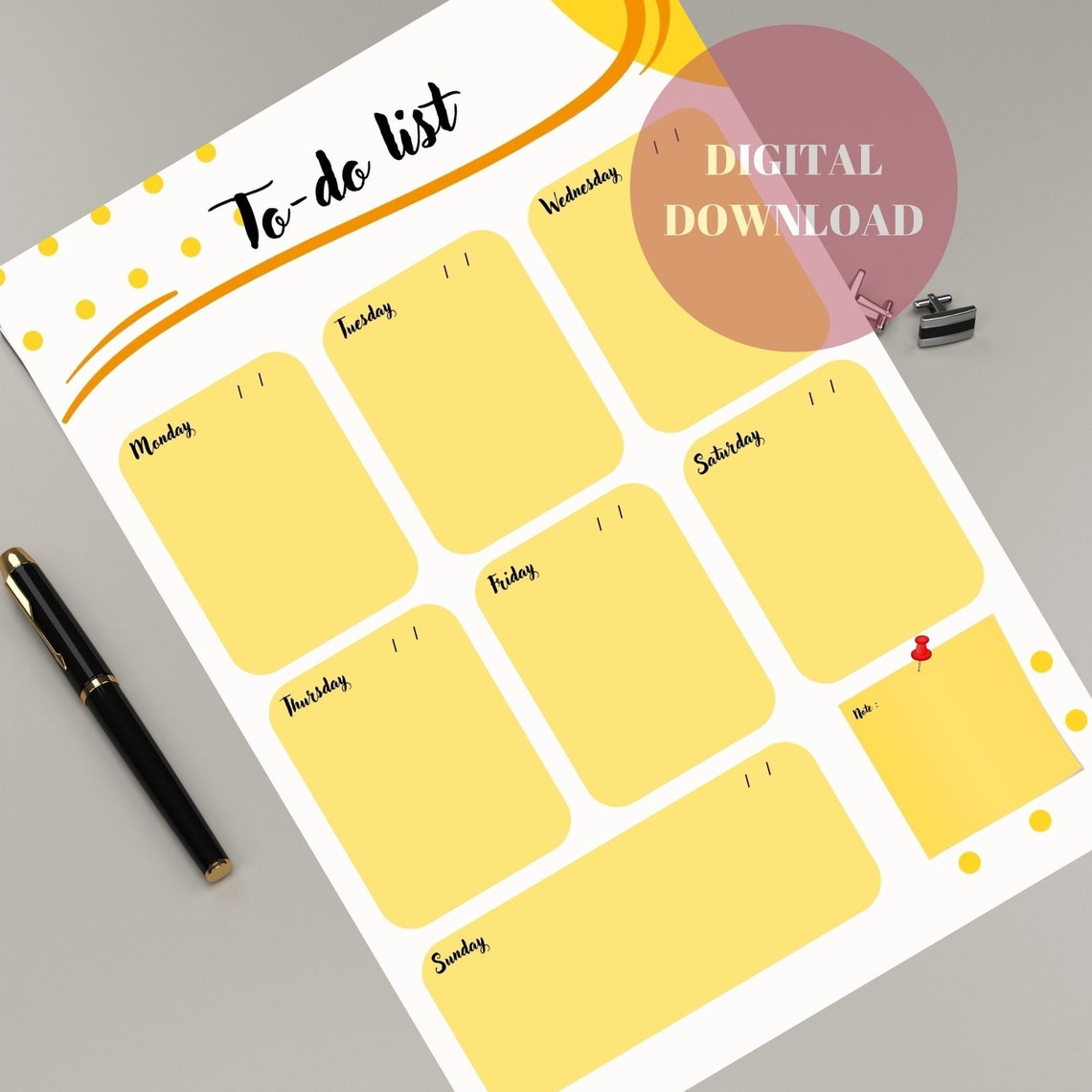weekly-planner-printable-to-do-list-undated-weekly-digital-etsy