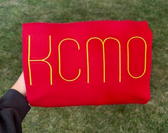 Kansas City embroidered sweatshirt