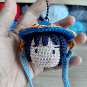 Wanderer head Crochet Genshin Pattern