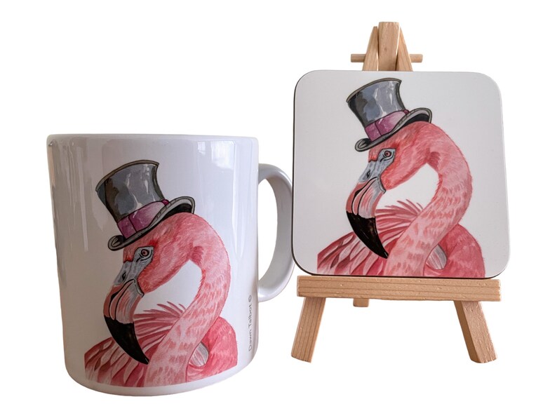 Flamingo Mug, cute Flamingo, Flamingo Gifts, flamingo mugs, flamingo gift, mugs, immagine 5