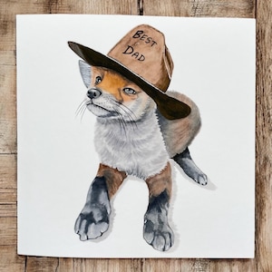 Cartes de fête des pères, carte de renard de fête des pères, cartes de renard, cartes avec des renards pour papa, cartes de renard Fête des pères, cartes de renard, carte de fête des pères