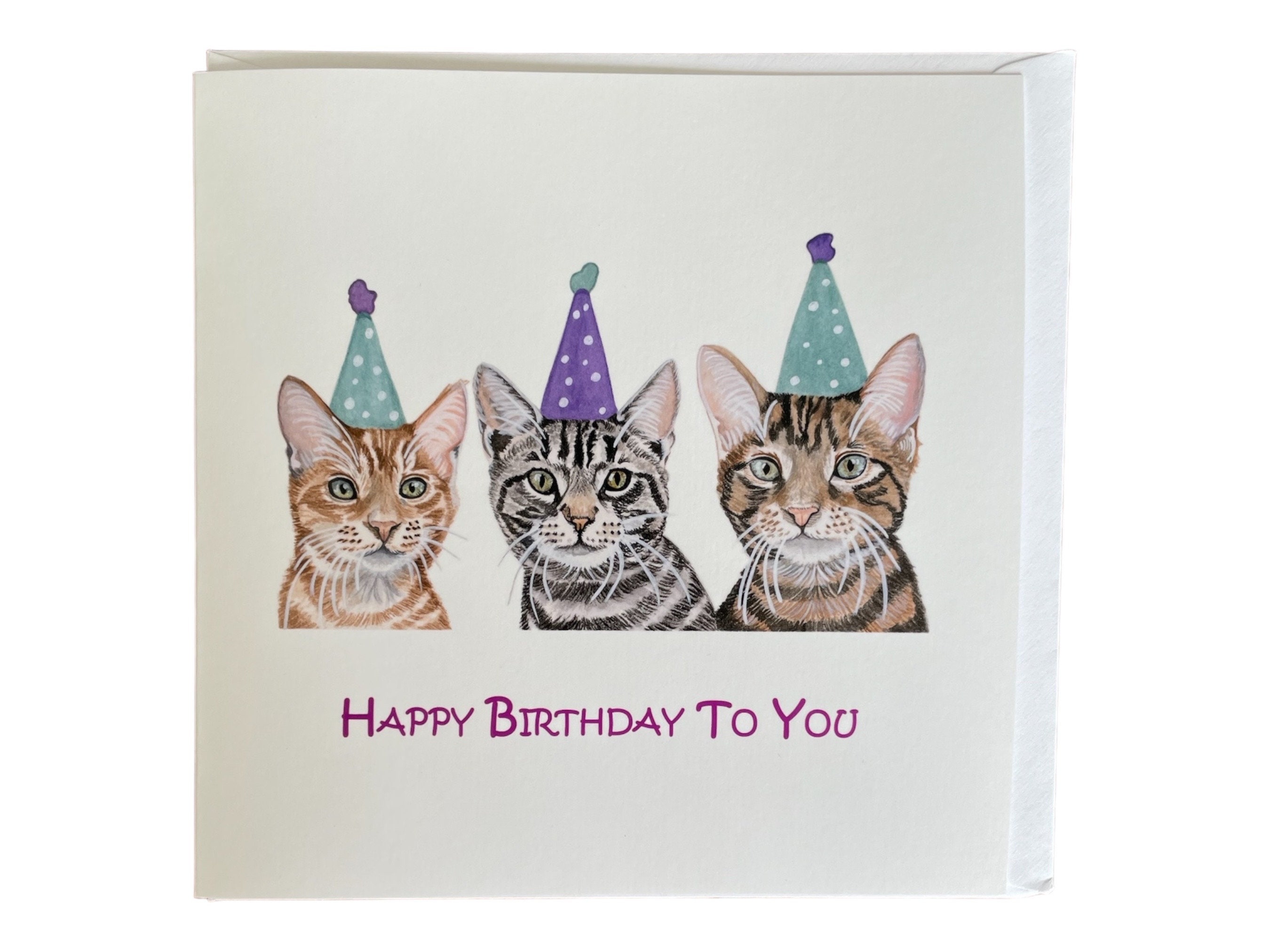 : bhiosng happy birthday card for cat lover, funny... Cat Birthday Card, Cat Birthday Cards, Funny Cat Birthday Cards, Cat ...