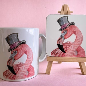 Flamingo Mug, cute Flamingo, Flamingo Gifts, flamingo mugs, flamingo gift, mugs, immagine 3