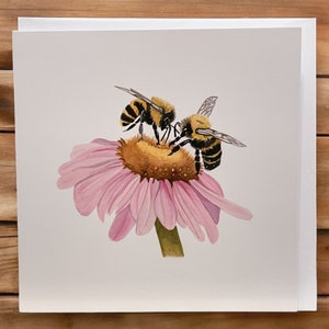 Bienen Karte, Bienen-Geburtstagskarte, Karten für sie, Bienenliebhaber-Karten, leere Karten, Karten für jeden Anlass, Hummel-Karten, Arty-Karten
