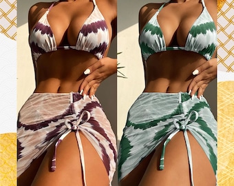 3pcs swimsuit summer wear bikini