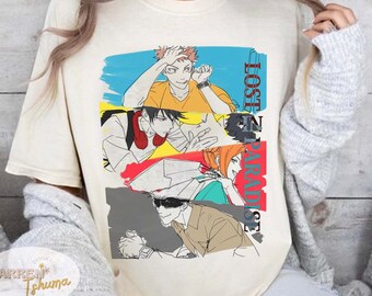 JJK Lost In Paradise Shirt, Yuji Megumi Nobara Satoru shirt, Anime Unisex shirt, Anime lover Shirt