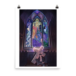 Trigun Church Print | Trigun Stampede | Anime Art Print | Vash the Stampede | Wolfwood