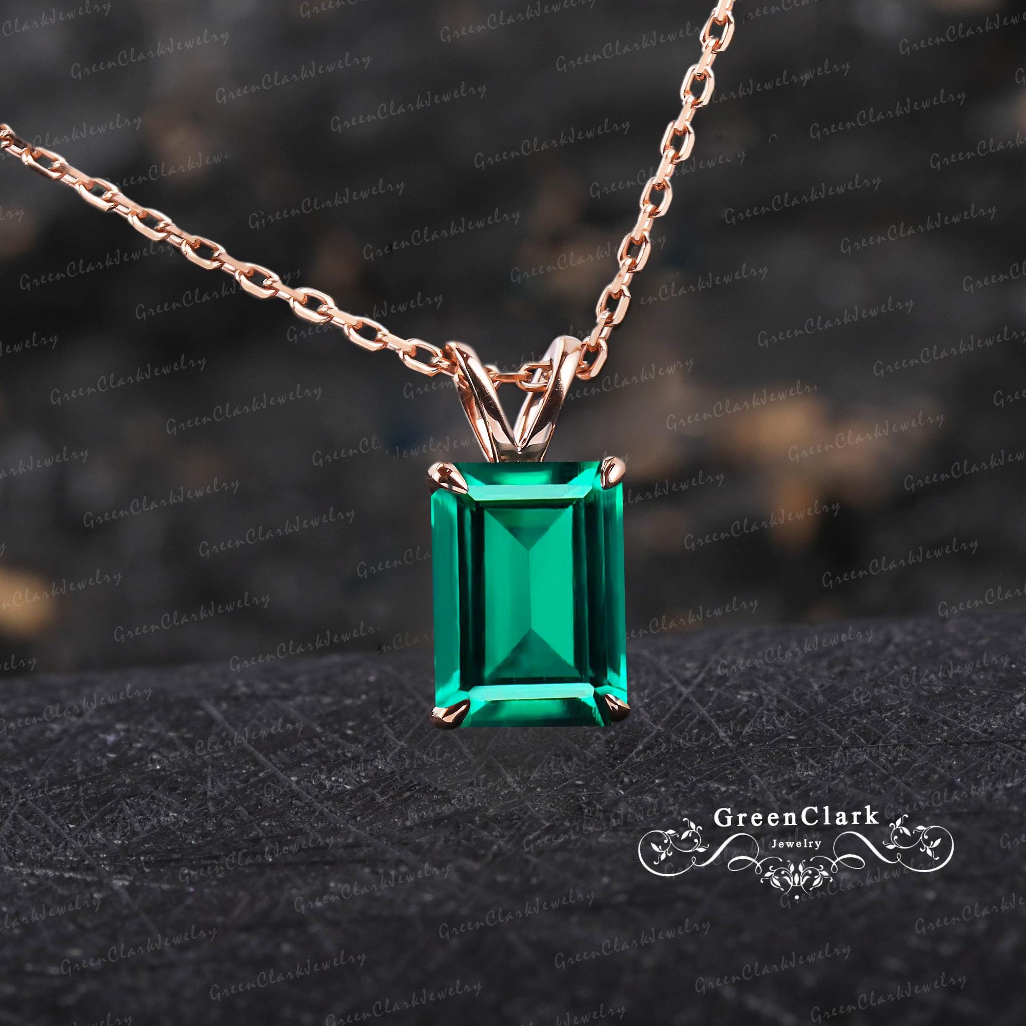 316L Emerald Grid Necklace - Synchro1996 カテゴリー 【公式通販】