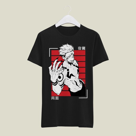 WILDSTA Anime Logo T-Shirt for Men Japanese Anime t Shirt | Anime and Manga  Printed T Shirt | 100% Cotton T Shirt | Anime T-Shirt Black : Amazon.in:  Fashion