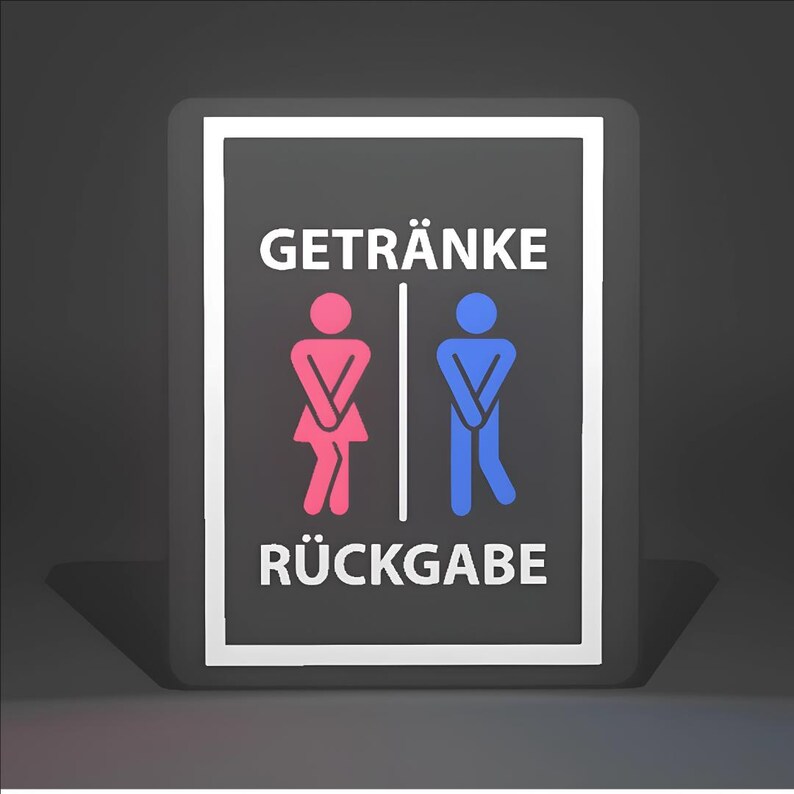 Leuchtschild Getr&auml;nker&uuml;ckgabe &mdash; &Uuml;bersicht