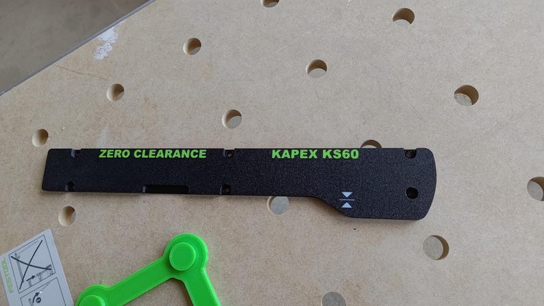 Zero Clearance Insert in der S&auml;ge