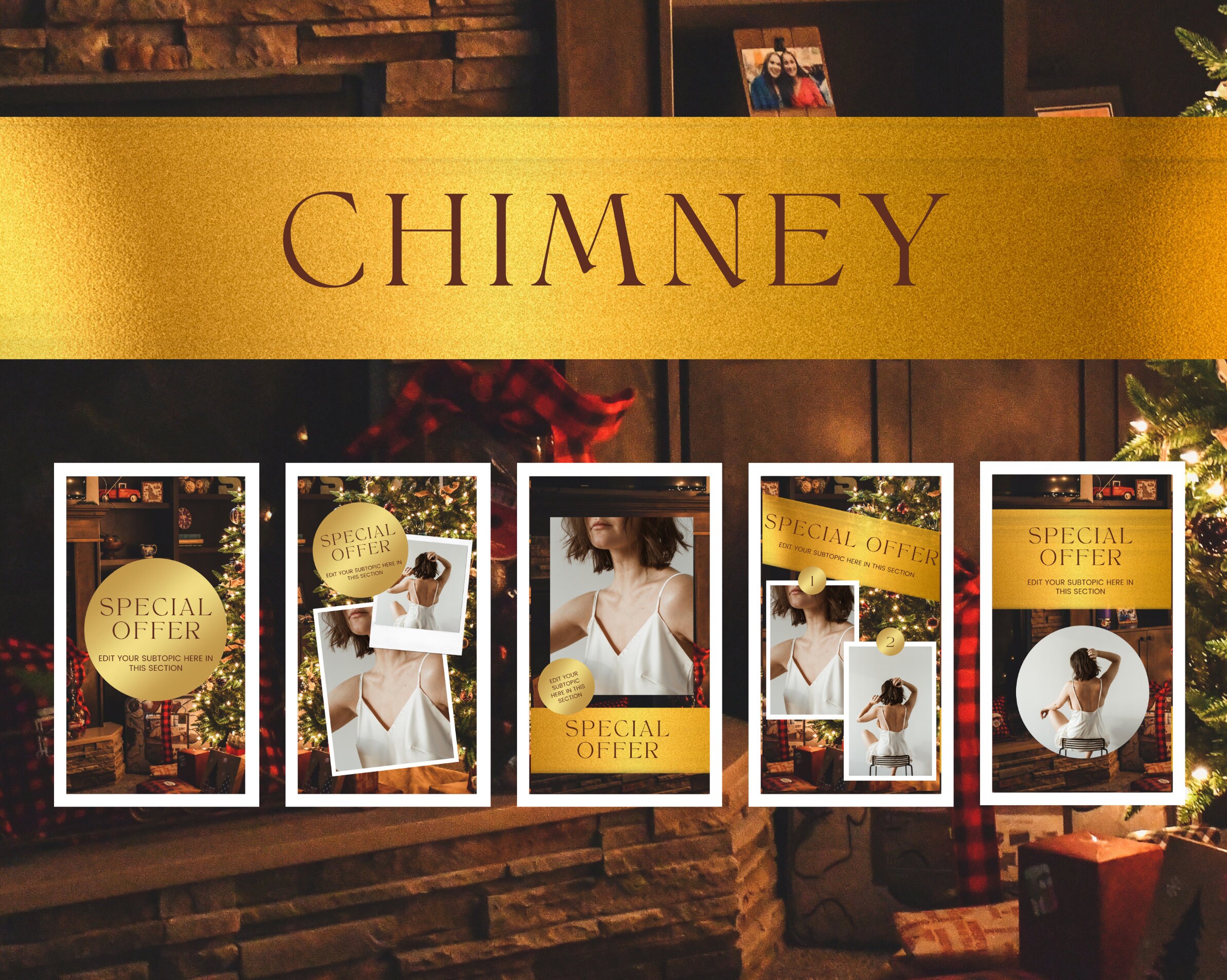 20 Christmas Instagram Story Templates Christmas Social Media