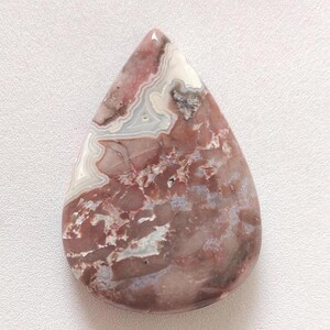 Natural Loose Crazylace Agate Stones – Genuine Pink - White Gemstone for Jewelry Making, Craft Supplies, Healing Crystals, DIY Wire Wrapping