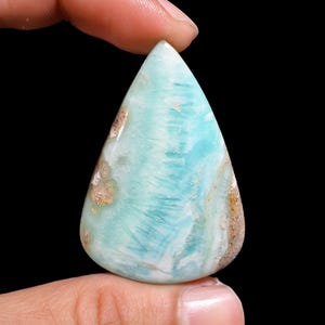Natural Aragonite Cabochon: Earth Tone Healing Crystal for Jewelry