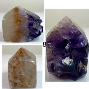 Amethyst Terminated Point | Natural Lavender to Royal Purple color Amethyst