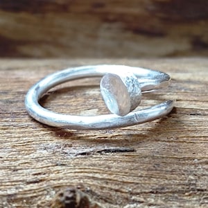 925 Silver Stylish Ring For Girls Nail Design Silver Adjustable Finger Band Ring For Women Girls Anniversary Gift For Wife Girlfriend Love