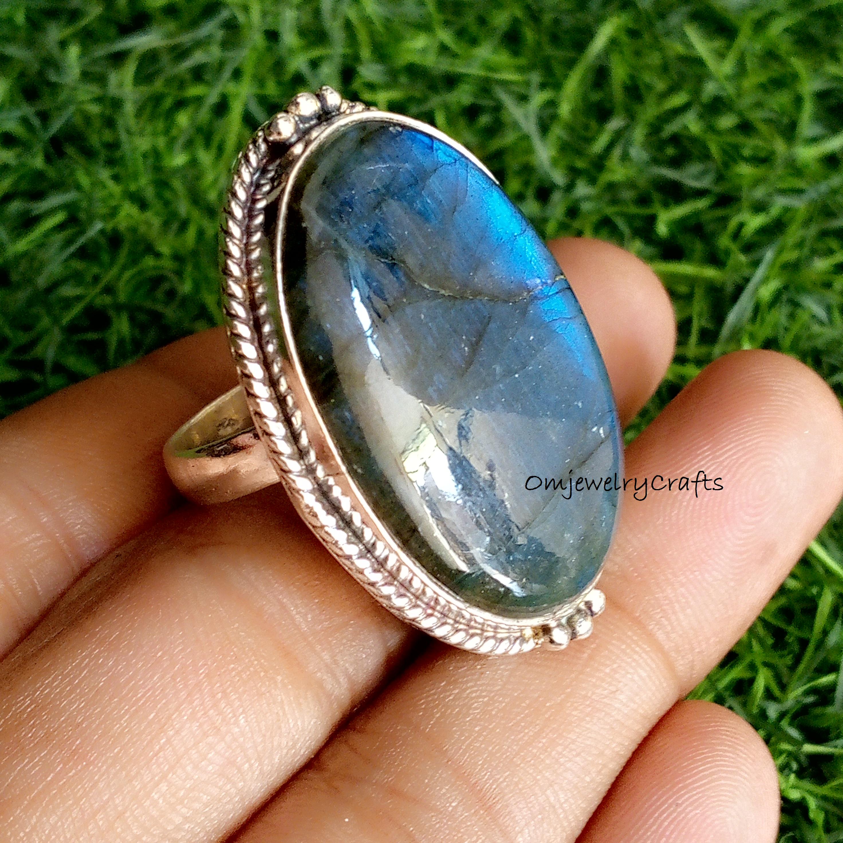 Bague Labradorite | Univers Minéral