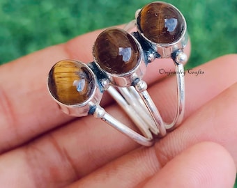 old Indian Jewelry タイガーアイ リング ナバホ族 リング タイガー 