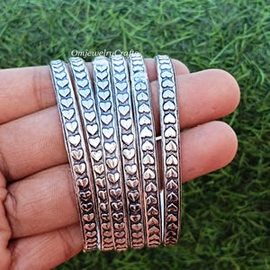 925 Sterling Silver Bangle, 06 set of Designer Bangles, Latest Design 6 Day Bangle Silver Bangle, Handmade Beautiful Bangle, Gift For Her