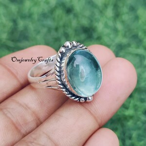 Natural Aquamarine Ring, 925 Sterling Silver, Designer Ring, Women Ring, Aquamarine Pretty Ring, Women Ring, Women Ring, Gift For Christmas