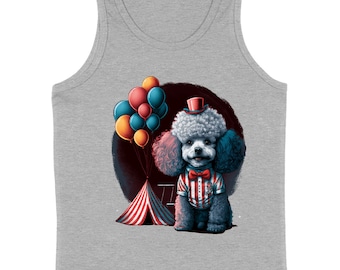 Kids' Circus Dog Jersey Tank - Circus Sleeveless T-Shirt - Themed Kids' Tank Top