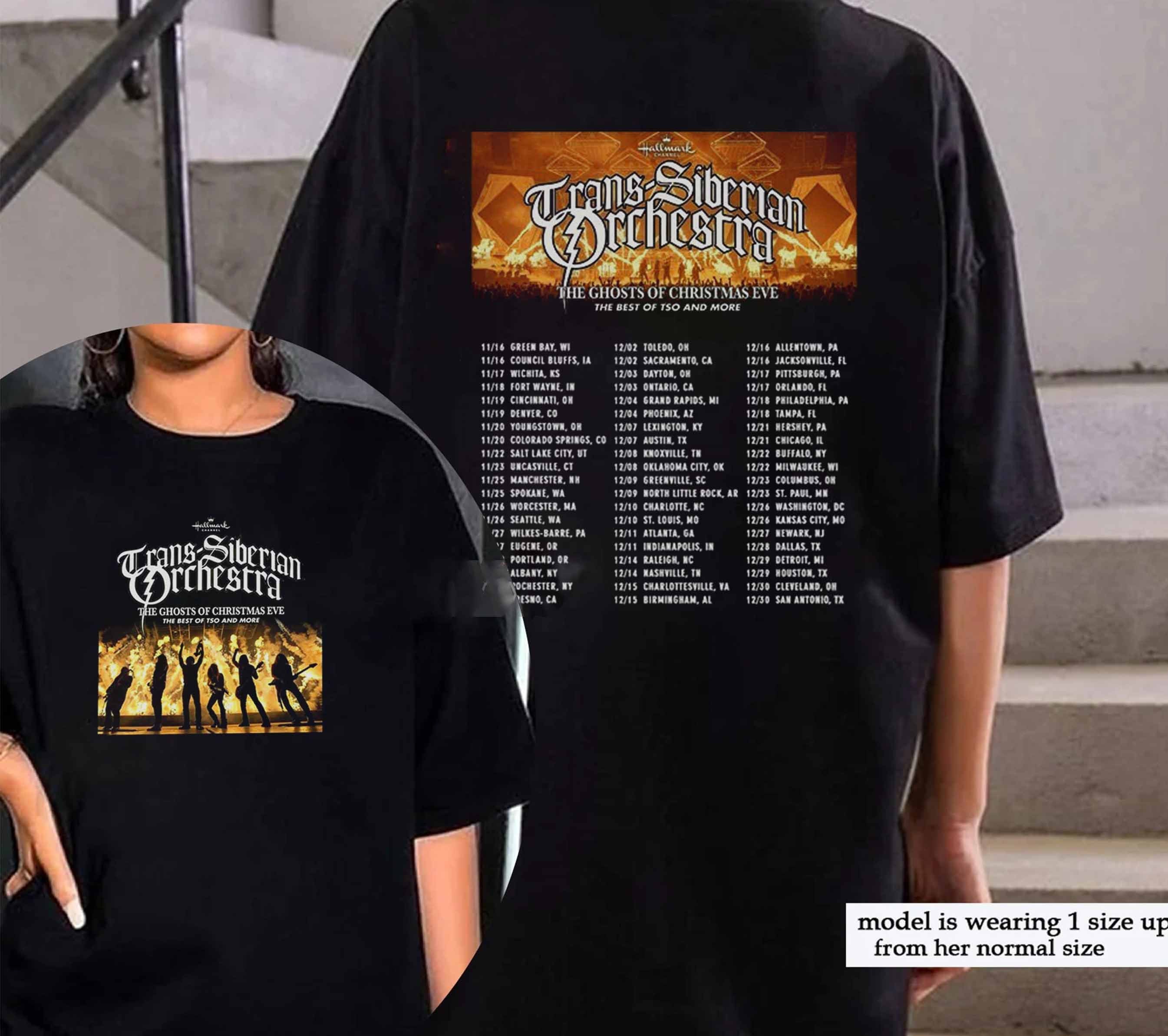 Trans-Siberian Orchestra The Ghost Of Christmas Eve Winter Tour T-Shirt