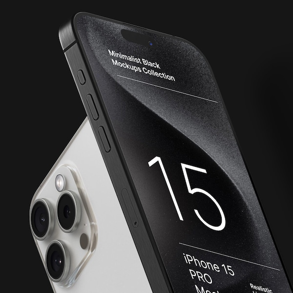 iPhone 15 PRO - Mockup Collection