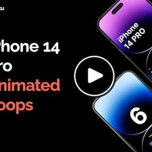 iPhone 14 PRO Animated Video Mockups