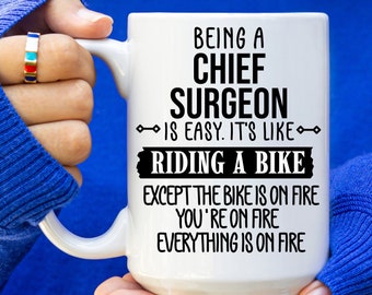 Surgeon Coffee Mug, Funny Gift, Handmade 11oz/15oz