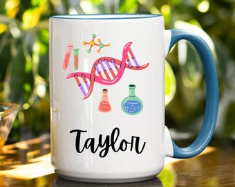 Biology Teacher Mug, Science Coffee Mug, Personalized Gift