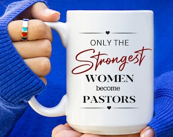 Handmade Pastor Mug, Religious Gift, Clergy Appreciation