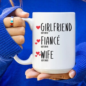 gift for her, anniversary gift, girlfriend gift, personalized gift, Valentines day gift, Coffee Cup