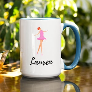 Personalized , ballet teacher gift, dance teacher gift, ballerina mug, Gift for Dancer, Mug, dancer mug, ballerina ,Personalized mug
