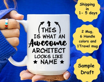 Architect Coffee Mug, Funny Architect Gift, Handmade 11oz/15oz