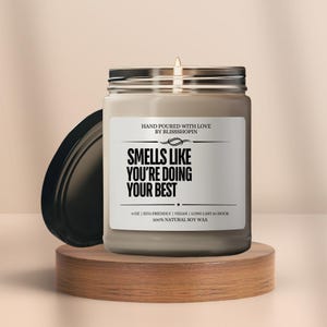 Best Candle 9oz Natural Soy Wax Scented Hand Poured Gift Candle for Home Decor Long Lasting Burn Vegan Eco Friendly