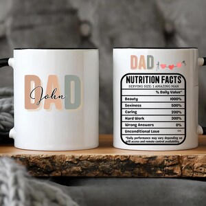 Father&#39;s Day Gift Coffee Mug, Best Dad Ever Cup, Birthday Present for Dad, 11, 15oz Father&#39;s Day Mug, Father&#39;s Day Coffee Cup