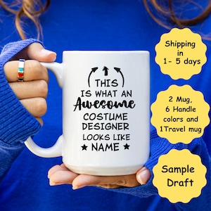 Costume Designer, Costume Designer Mug, Gift for Designer, Birthday Gift, Graduation Gift, Mug, Mugs