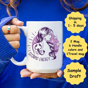 scorpio mug, zodiac mug, scorpio birthday, Scorpio gift, zodiac gift, Scorpio, gift for Scorpio, Mug