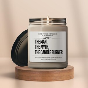 Burner Scented Soy Candle 9oz Natural Wax Long Lasting Burn Vegan Eco Friendly Hand Poured Funny Gift for Home Office or Relaxation
