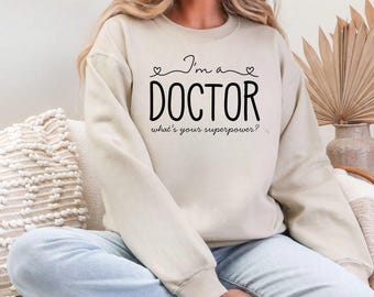 Doctor Shirt, Medical Sweatshirt, Funny Doctor Gift, Healthcare Worker Tee, Doctor Hoodie, Stethoscope Crewneck, Cozy Medical Apparel