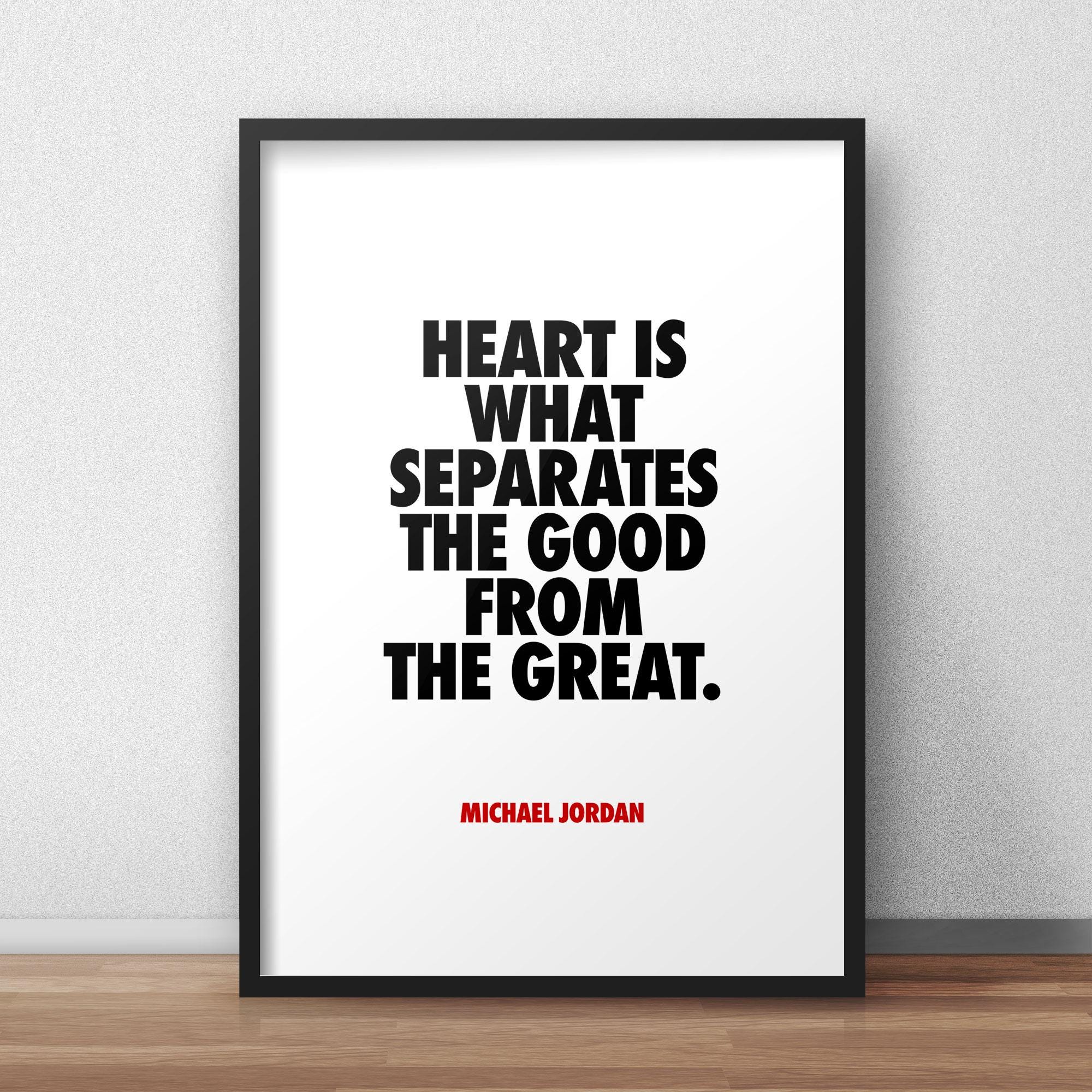 Michael Jordan Quote Art Print: Motivational Sports Decor (digital  Download) - Etsy, image size:2000x2000