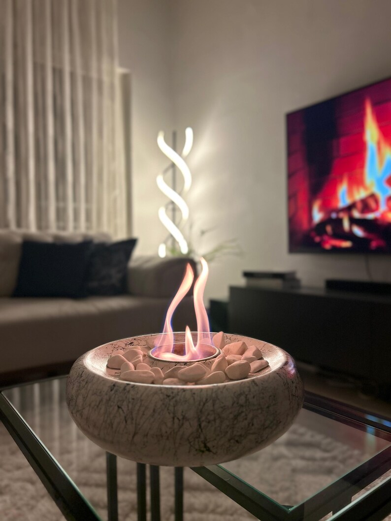 Fire Pit Fireplace, Tabletop Fireplace Christmas Gifts Fire Place for