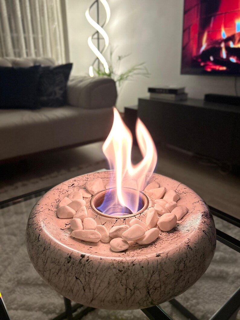 Fire Pit Fireplace, Tabletop Fireplace Christmas Gifts Fire Place for