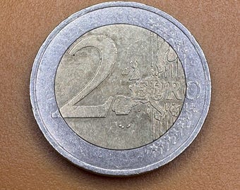 フランス 2ユーロ 硬貨 2 ユーロ硬貨、2001 年、フランス、ユニーク ミント エラー #2 あり