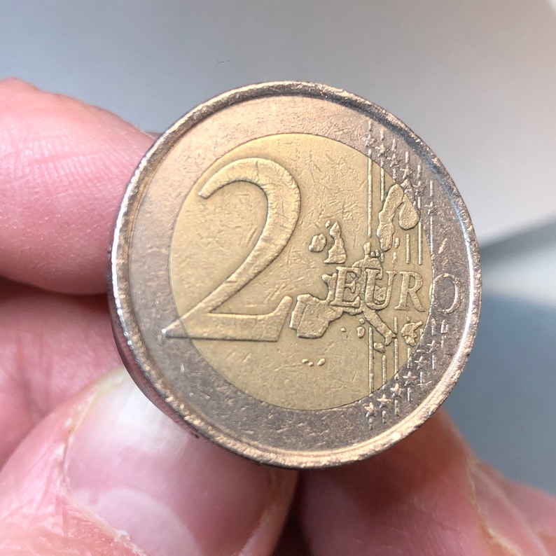 Pièce de 2 euros Espagne 2001 neuve, décentrée, etc., 8 Etsy France