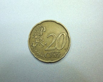 20ユーロセント硬貨、2002年、イタリア - Etsy 日本 20ユーロセント硬貨、2002年、イタリア - Etsy 日本