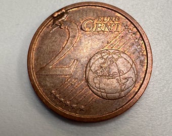 2 EURO CENT - Etsy