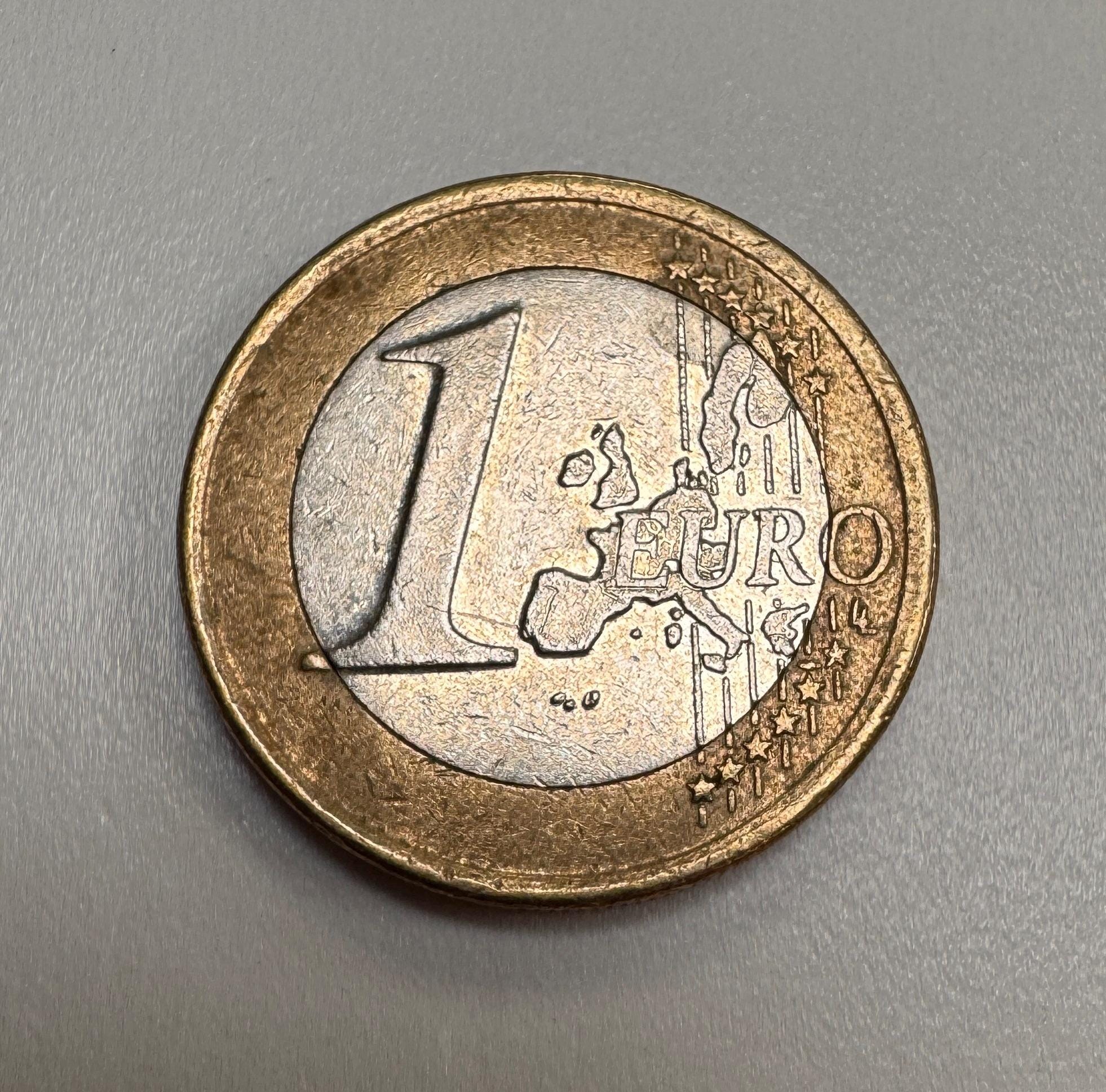 フィンランド 2001年 1ユーロ硬貨（造幣局エラー #2） - Etsy 日本